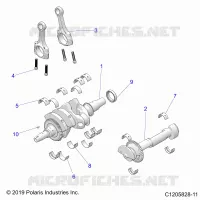 ENGINE, CIGUEÑAL AND BEARINGS