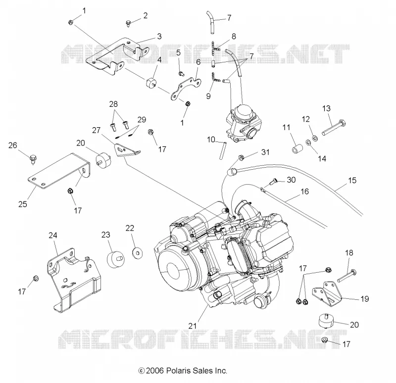 MOTOR, MOUNTING