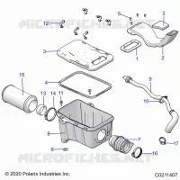 ENGINE, TOMA DE AIRE SYSTEM