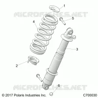 SUSPENSION TRASERA SHOCK MOUNTING