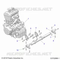 MOTOR, MOUNTING &amp; LONG BLOCK