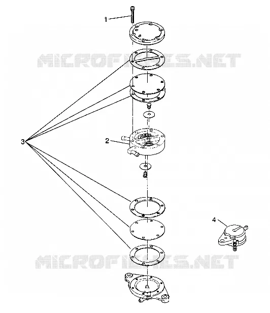 BOMBA DE COMBUSTIBLE ASSEMBLY SL 650 / B934058 (4924732473029A)