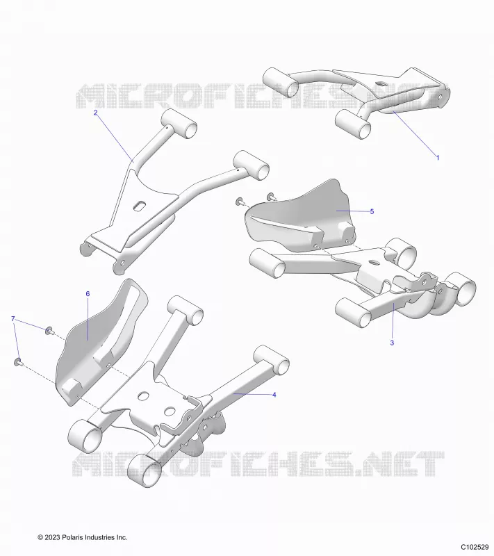SUSPENSION TRASERA CONTROL ARMS