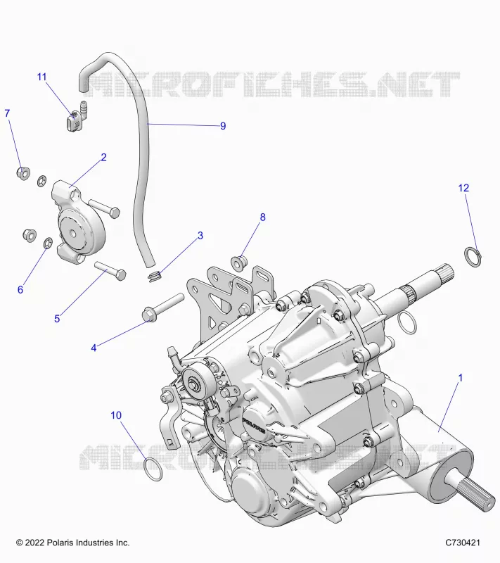 TREN, MAIN GEARCASE MOUNTING