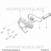 MOTOR, WATERPUMP IMPELLER AND COVER