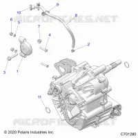 TREN, MAIN GEARCASE MOUNTING
