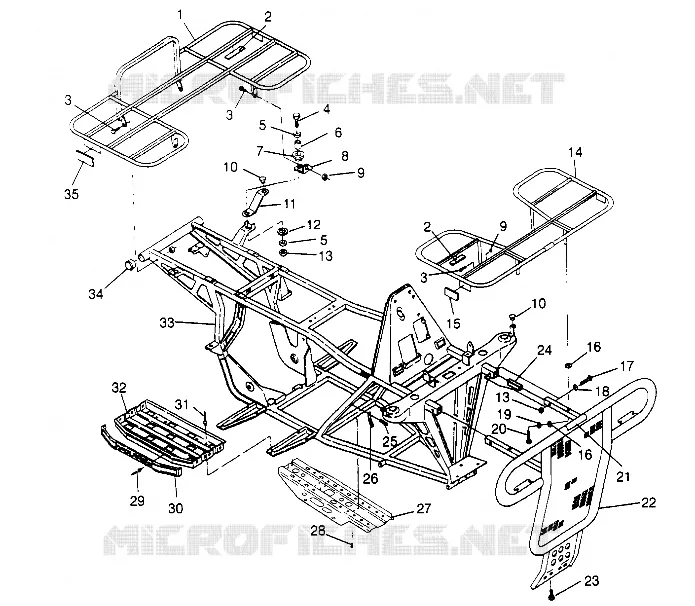 PARACHOQUES / TRANSPORTIN MOUNTING 2X4 400L W947540 (4926752675A007)