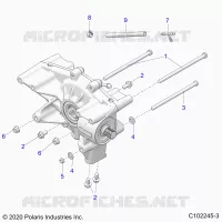 TREN, REAR GEARCASE MOUNTING