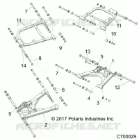 SUSPENSION TRASERA CONTROL ARMS