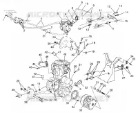 MONTAJE DEL MOTOR  SPORTSMAN 500 W97CH50A (4939993999A011)