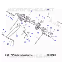 SUSPENSION, TRASERO ARM PAR