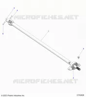 TREN, REAR PROP SHAFT