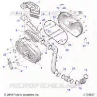 TREN, CLUTCH COVER AND DUCTING