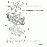 CHASSIS, MARCO PRINCIPAL AND SKID PLATES