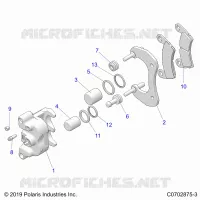 BRAKES, PINZA FRENO TRASEIRA