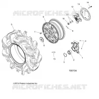 RUEDAS, REAR AND HUB