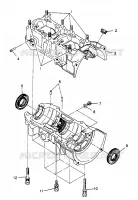 CAJA DEL CIGÜEÑAL 500 0972764,  EUROPEAN 500 E972764,  500 SKS 0972564, EUROPEAN 50 (4938393839C014)