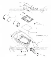 MOTOR, TOMA DE AIRE SYSTEM