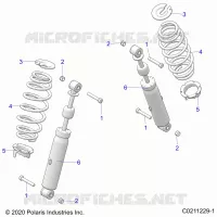SUSPENSION TRASERA SHOCK AND MOUNTING