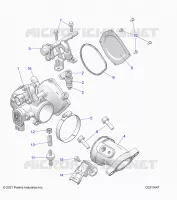 ENGINE, CUERPO DE MARIPOSA AND FUEL RAIL