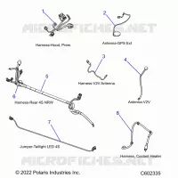 ELECTRICA, WIRE HARNESSES, HOOD/JUMPERS, GPS