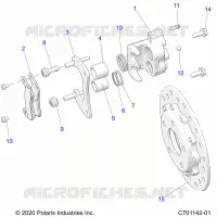 BRAKES, PINZA FRENO TRASEIRA