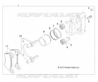 BRAKES, PINZA TRASERA
