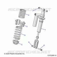 SUSPENSION, CHOQUE FRONTAL MOUNTING
