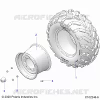 RUEDAS, REAR TIRE