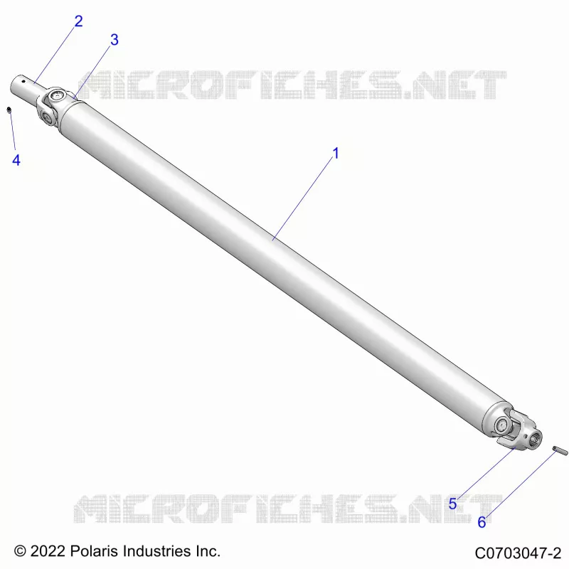 TREN, PROP SHAFT,FRONT
