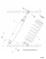 SUSPENSION TRASERA SHOCK MOUNTING