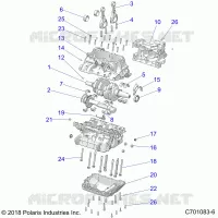 ENGINE, CRANKCASE AND CIGUEÑAL