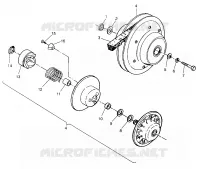 accionado de embrague XPLORER 400L W969140 (4935983598C003)