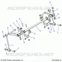 SUSPENSION, FRONT BARRA ESTABILIZADORA