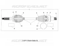 TREN, REAR HALF SHAFT
