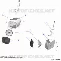 ELECTRICA, AUDIO, FRONT SPEAKER