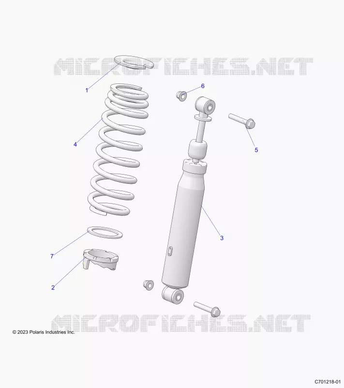 SUSPENSION, CHOQUE FRONTAL MOUNTING