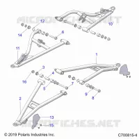 SUSPENSIÃ“N DELANTERA CONTROL ARMS