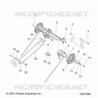 SUSPENSION, TRASERO ARM PAR