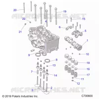 ENGINE, CULATA AND VALVES