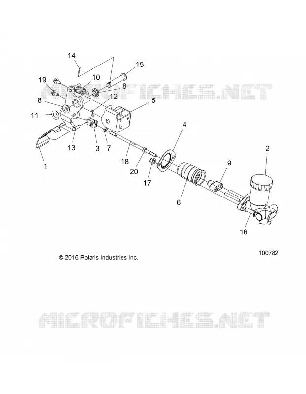 BRAKES, PEDAL AND CILINDRO MAESTRO MOUNTING