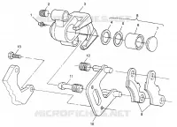 FRONT FRENO Scrambler 400 W98BC38C (4947254725B007)