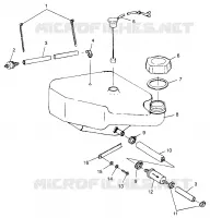 TANQUE DE ACEITE SLTX B974590 and INTL. SLTX I974590 (4941214121A012)