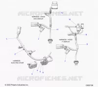 ELECTRICA, WIRE HARNESS, HOOD, ELECTRIC START