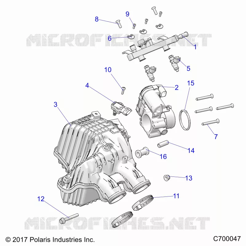 ENGINE, TOMA DE AIRE MANIFOLD, THROTTLE BODY, FUEL RAIL