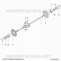 SUSPENSION TRASERA AXLE