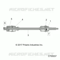 TREN, REAR HALF SHAFT