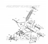 El balanceo del brazo y CHOQUE Sportsman 4x4 W958040 (4930403040C003)