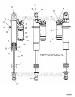 SUSPENSION TRASERA SHOCK INTERNALS