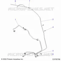 SISTEMA DE COMBUSTIBLES, FUEL LINES, STD.